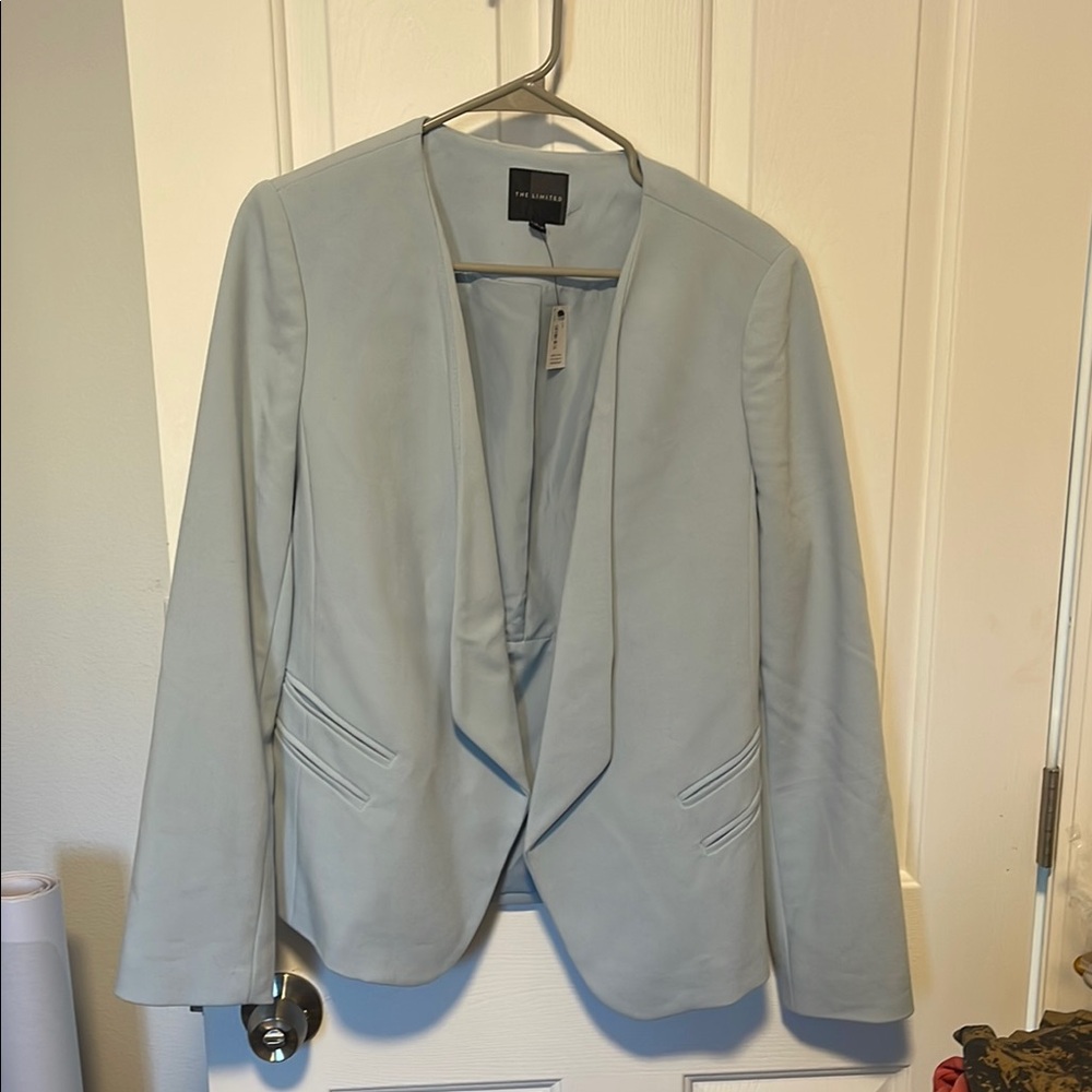 The Limited Blue Open Blazer